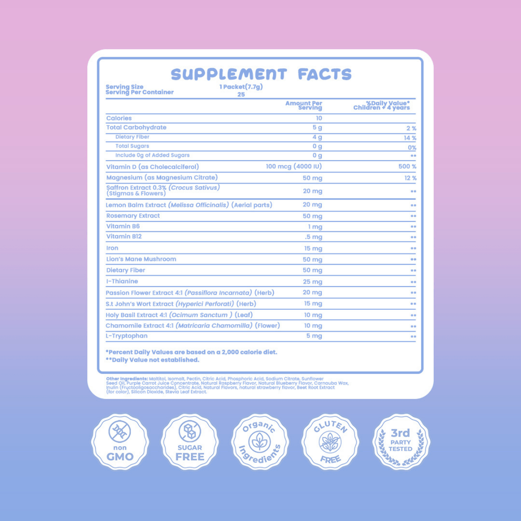 Natural - Pixi Stick Mood + Focus Support for Adults