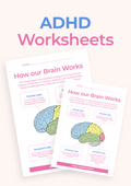 Kids ADHD Worksheet + Infographic