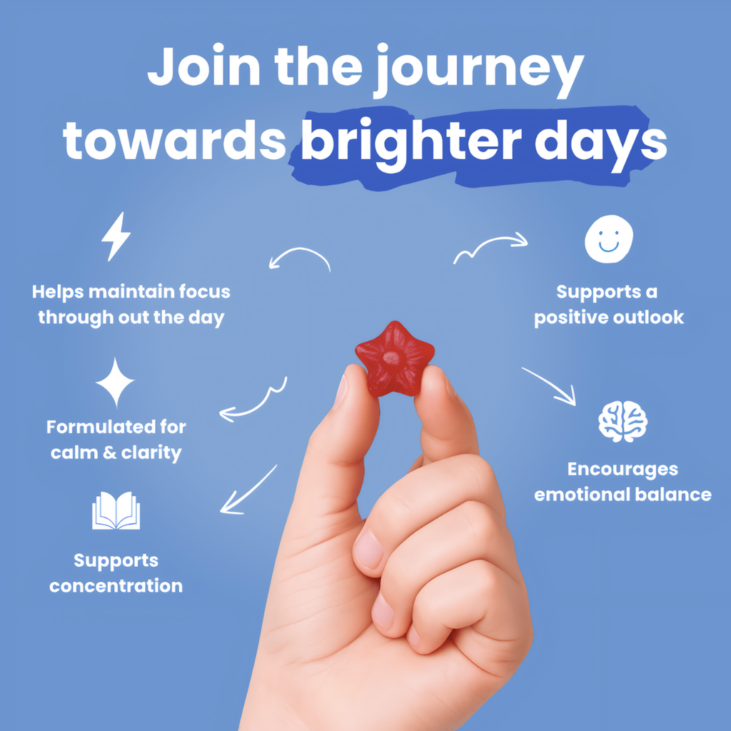 Natural - Saffron Gummy Mood + Focus Support for Kids