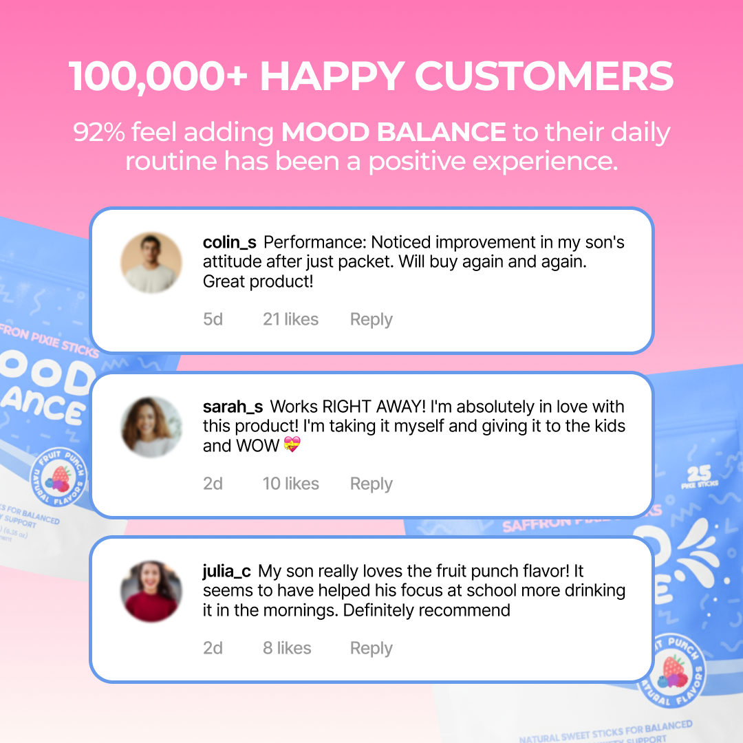 Natural - Saffron Pixi Stick Mood + Focus Support for Kids