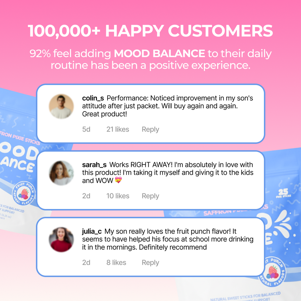 Natural - Saffron Gummy Mood + Focus Support for Kids