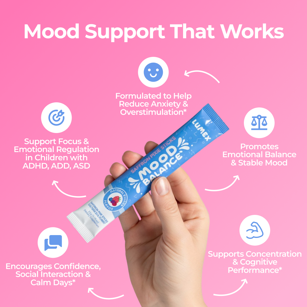 Natural - Saffron Pixi Stick Mood + Focus Support for Kids